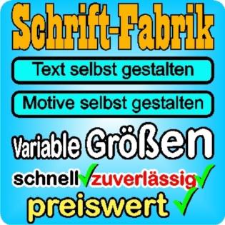 AUTOAUFKLEBER KONFIGURATOR - SCHRIFT-FABRIK. DE