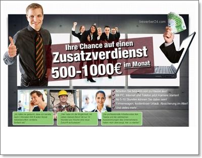 Mini-Job von Zuhause online arbeiten nebenberuflich